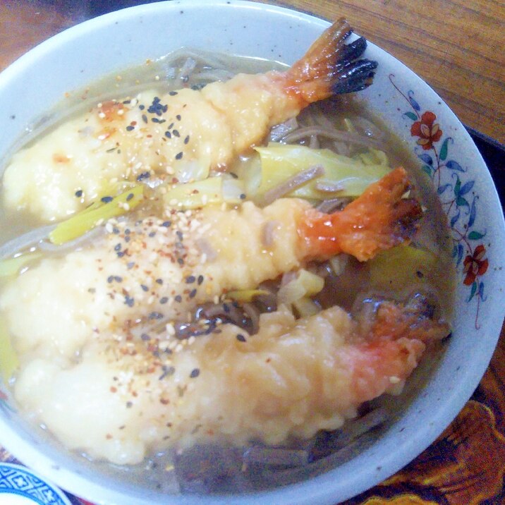 海老天♡蕎麦